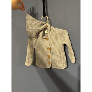 Nordstrom Baby Gnome Sweater Grey 3 Month But Fits For A Long Time Pointy Hood